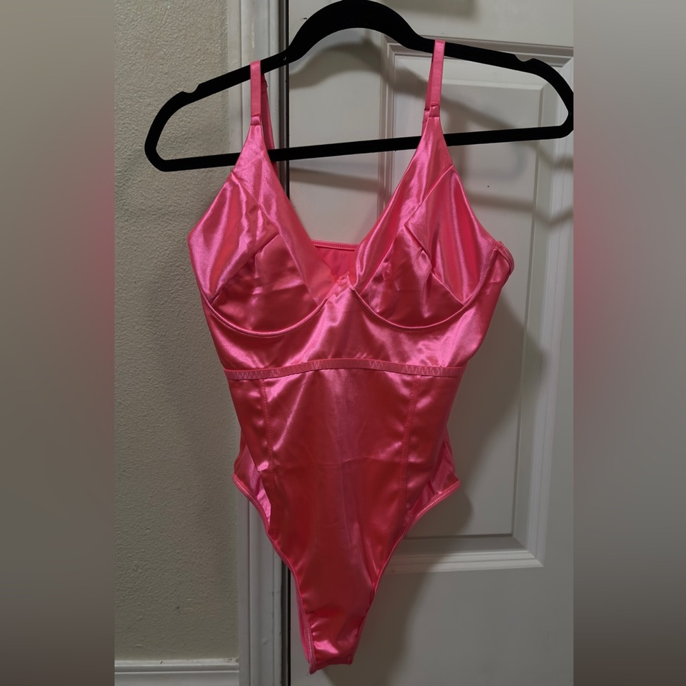 Neon Satin Bodysuit